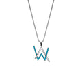 Hip Hop Enamel Necklace Alan Walker Stainless Steel Pendant Necklace