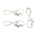 Charms Infinity Symbol Hope 39x15mm Tibetan Silver Color Pendants Antique Jewelry Making DIY Handmade Craft