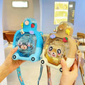 New Arrival Kawaii Water Bottle for Kids Big Capacity Cartoon Cute Straw Drink Cup with Portable Strap for Travel Boiling Water