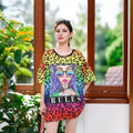 Summer Loose Younger Print T Shirt Women's Half Sleeve Casual Stripped T-shirt Female Fashion Oversized Top