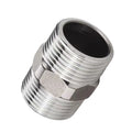 High Quality 50mm Casting Steel Hex Male Stainless Steel Pipe Fittings Smooth ASTM BSPT Threaded NPT 304/316 Stainless Steel