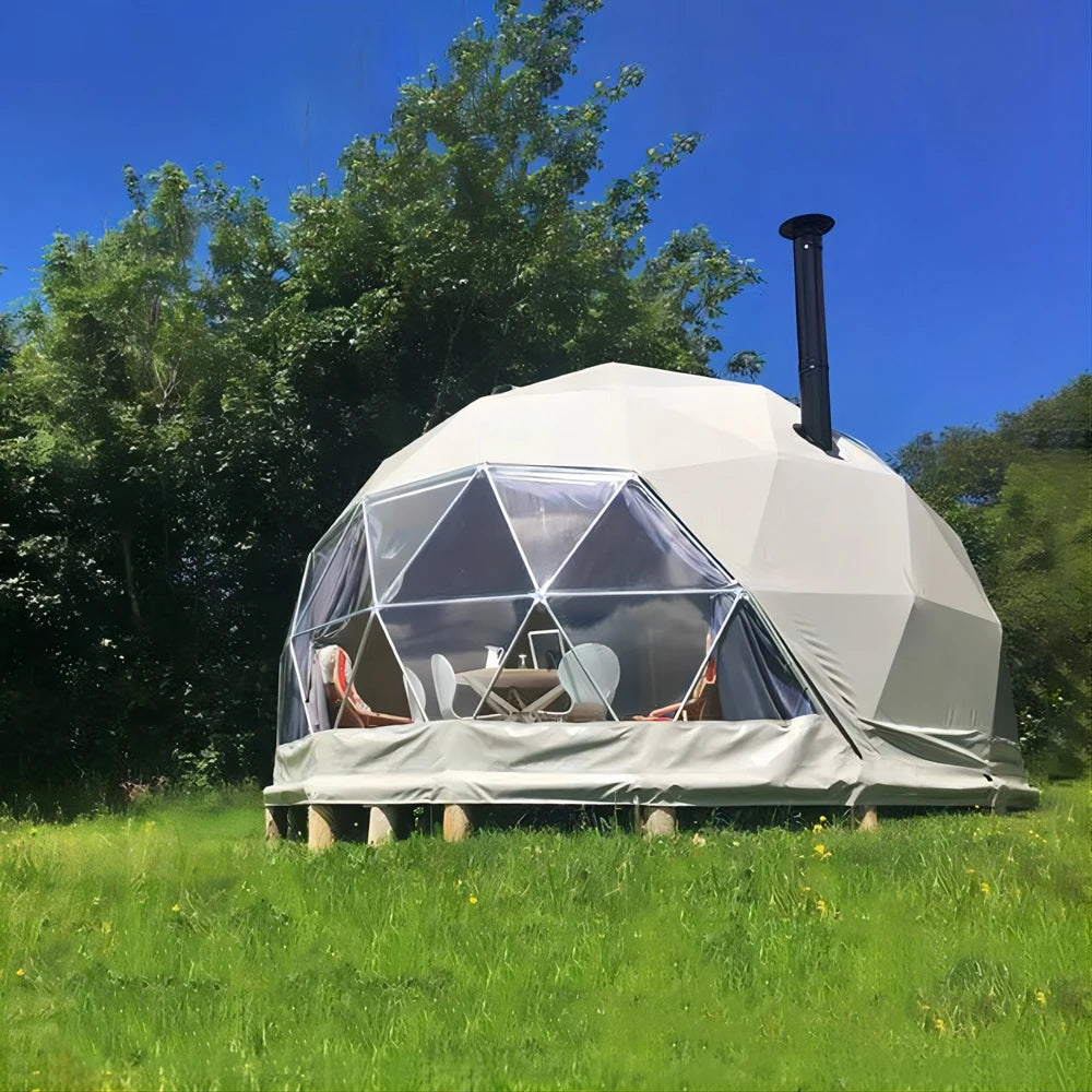 6M Igloo Outdoor Glamping Dome Ball Tent Geodesic for Sale