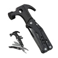 14-in-1 Stainless Steel Aluminum Multi-Function EDC Emergency Outdoor Foldable Multitool Screwdriver DIY Industrial Nylon Pouch