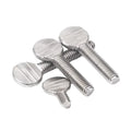 304 Stainless Steel Metric Knurled Flat Head Screw Spade Head Thumb Racket Screw