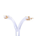 Latest New Design 925 Silver Gold Opal Cz Minimal Earring Women Daily Wear Earrings