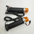 Twist Throttle/Grips+Power Lock+Turning Light Electric Bike Accessory Scooter Parts MTB Tricycle Mobility Accelerator Handlebar