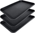 3Pcs Set Waterproof Large Shoe Tray Multi-Purpose Boot Mat Tray in Door Out Door Boot Mat for Entryway