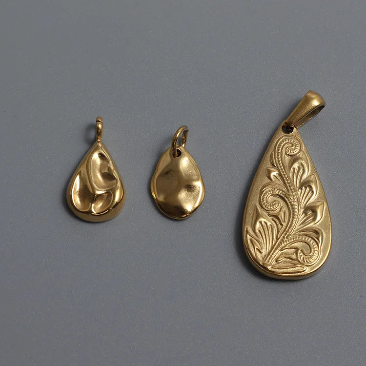 New Design 18k Gold Plated Hypoallergenic Charm Water Drop Fashion Necklace Accessories