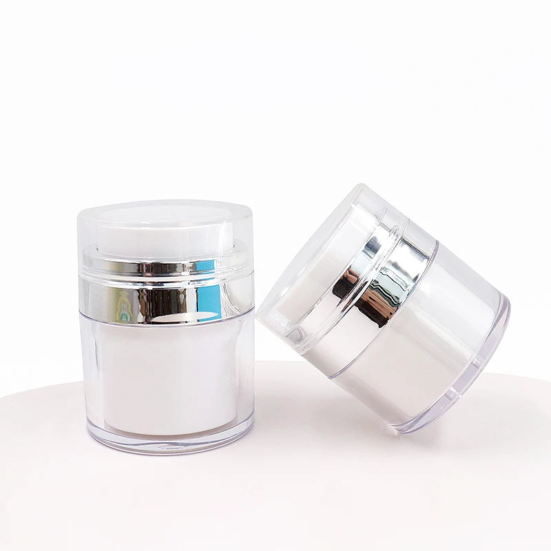 15ml 0.5oz 30ml 1 oz 50ml Reusable Vacuum Essence Lotion Moisturizer Face Cream Container Airless Bottle with Pump