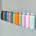 Dropshipping 500ml Outdoor Sport Leak Proof Insulation Flask Stainless Steel Frosted Matte Water Bottle