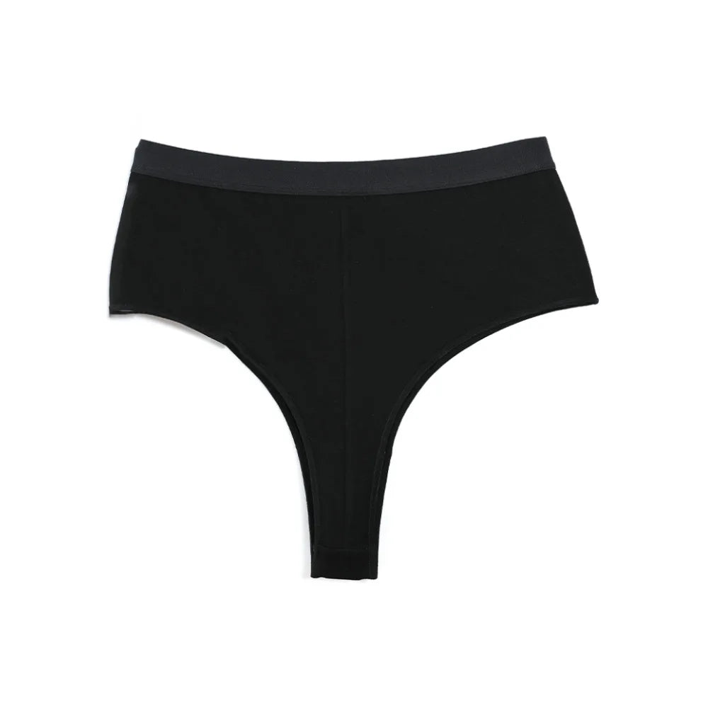 100% Cotton Women's Briefs High Waist/Low Waist Ladies Panties Breathable Soft Daily Underwear for Women