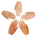 Adjustable DIY Silicone Manicure Nail Beauty Trainer Artificial Hand Nail Training Art Tools Nail Practice Hand Model