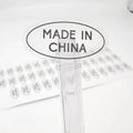 Custom Printed Vinyl Waterproof Transparent Packaging Label Stickers Permanent Custom Logo clear Stickers