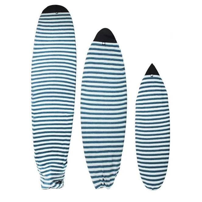All Size Stripe Polyester Soft Elastic Surfboard Cover Sup Protective Surfboard Bags Sock
