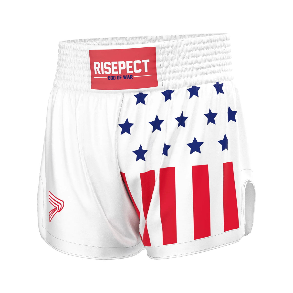 Pro Grade Men's Thai Shorts Relaxed Fit Mid-thigh Length Fade-Resistant Print for Gym MMA Stand-up