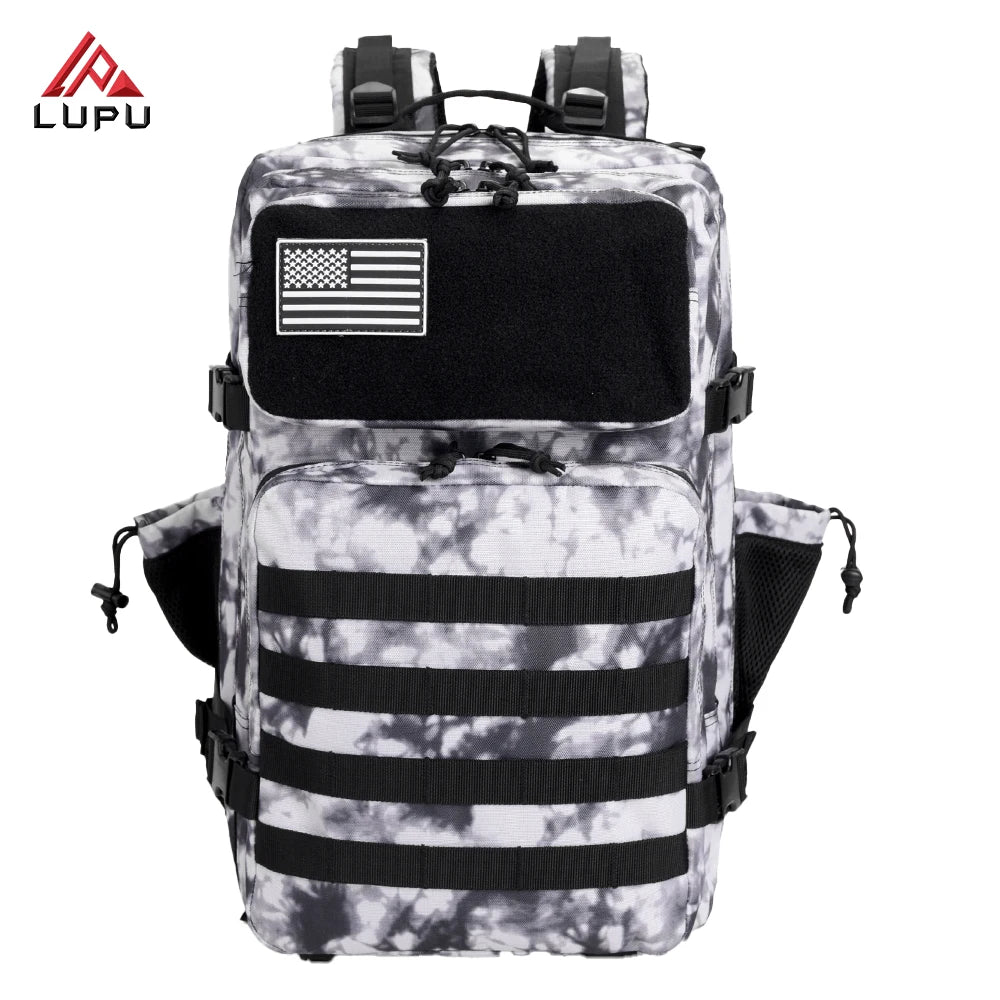 2025 New Hot Sale Waterproof Internal Frame Unisex Hiking Tactical Backpack 45L Polyester Zipper Outdoor Sports