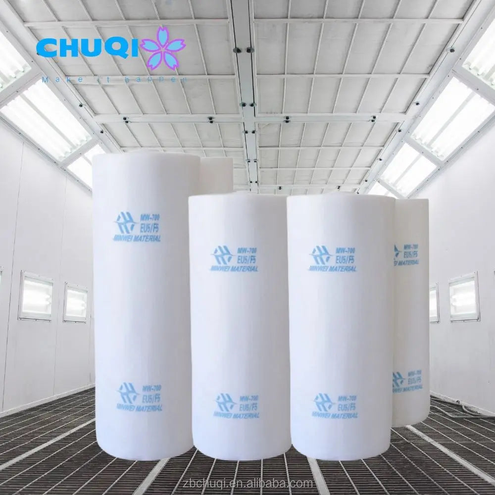 New Spray Paint Booth Ceiling Filter F5 High Dust Capacity 99.995% Efficiency Automotive Use 560g/600g Media Rolls