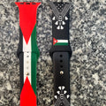 Palestine Kuffiyeh Eco-Friendly Silicone Watch Band Replacement Strap with Customized Color