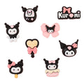 Cartoon Kuromi 3D Resin DIY Mobile Phone Accessories Glue-On Loose Rhinestones Candy Shape 7 Colors Unique and Chic