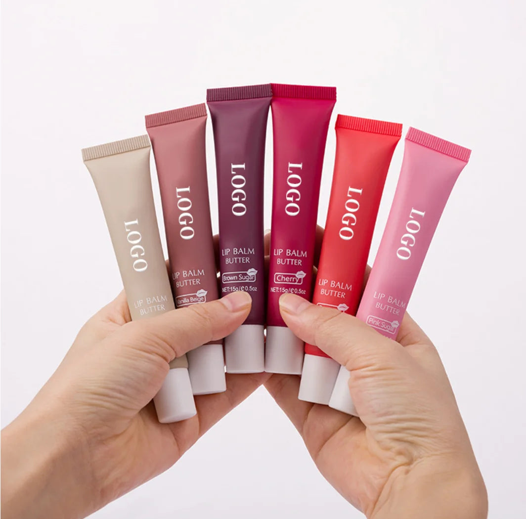 Tinted Lip Balm Wholesale Lip Balm Squeeze Tube Luxury Lipbalm Custom logo