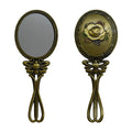 Old Fashion Antique Bronze Handheld Vanity Cosmetic Compact Makeup Mirror Vintage Style with Personalized Features