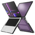 Business Style Protective Rugged Computer Cover 14 Inch Laptop Case for MacBook Pro 14 A2442 with Kickstand