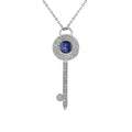 Hot Selling Luxury 18K Solid Yellow Gold Popular Fine Jewelry Moissanite Pendant Link Chain Women Excellent Gift Wholesaler