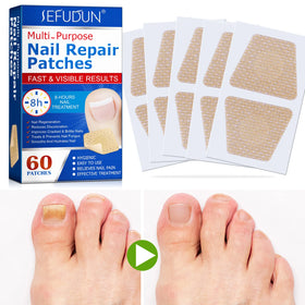 SEFUDUN Multi Purpose Treats Prevents Nail Fungus Softens Thickened Moisten Toe Nail Repair Patch Fungal Nail Patches