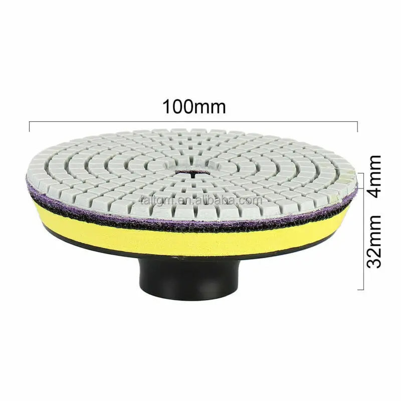 4inch 100mm Wet Diamond Polishing Pads For Granite Marble China Factory Polish Diamond Pads