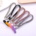 New Full Diamond Chain Phone Pendant Light Luxury Versatile Wrist Style Pendant Phone Case Keychain Pendant Accessories