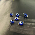 New Design 14K Gold Filled 6mm Evil Eye Charms Connector for Fashion Jewelry Making Pendant