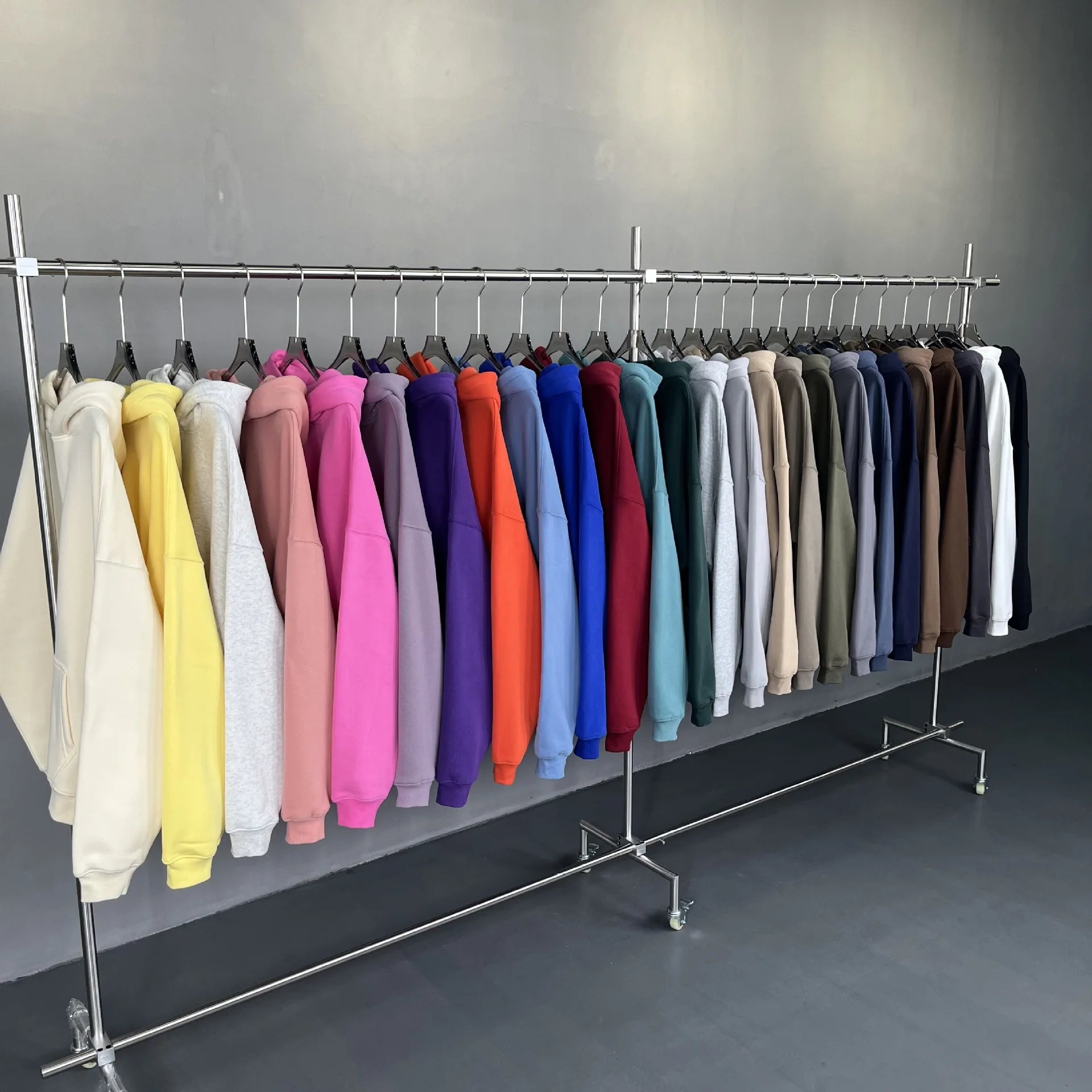 Custom 26 Colors 350 Gsm Cotton Fleece Lined Oversized Winter Casual Hip-Hop Pocket Breathable Men's Hoodies