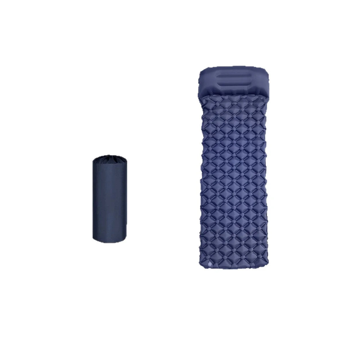 Camping Backpacking Compact Ultralight Sleeping Air Pad Insulated Inflatable Camping Mat Sleeping Pad With Pillow