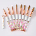 Mink Hair Nail Brush Kit Wholesale Nail Art Gel Brushes Liner Set Private Label 100% Kolinsky Acrylic Art Nail Brush