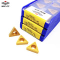 ZCC CT TCMT Series CNC Lathe Turning Carbide Inserts OEM PVD/CVD Coated >90 Hardness TCMT16T304/220408-HR YBC251 for Steel Parts