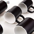 Topjlh Sublimation Ceramic Magic Mugs Color Changing Mug Magic Great 11 oz Coffee Mug with Handle Hot Selling