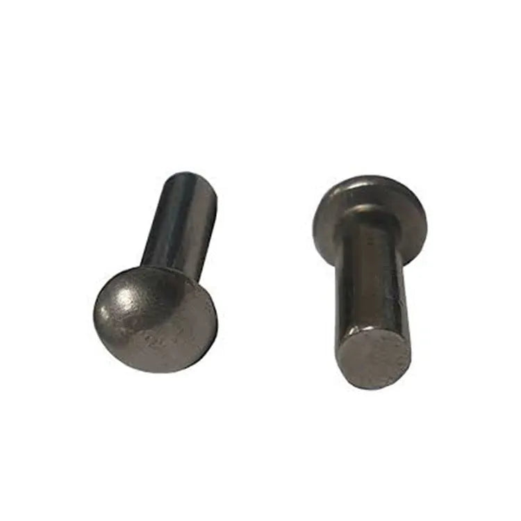 Mushroom Head Stainless Steel Aluminium 3mm 6mm Small Rivet Flat Solid Steel Double Head Iron Screw Metal Pin M12 Rivet