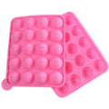 Cupcake Baking Mold Cake Pop Stick Mold Tray Candy Cake Mods DIY Tool Lolly Pop Party 20 Cavity Silicone Pink Customized Moulds