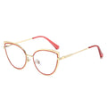 Logo Custom Computer Eyeglasses Anti Blue Light Metal Glasses Frame for Women Eyewear Frame