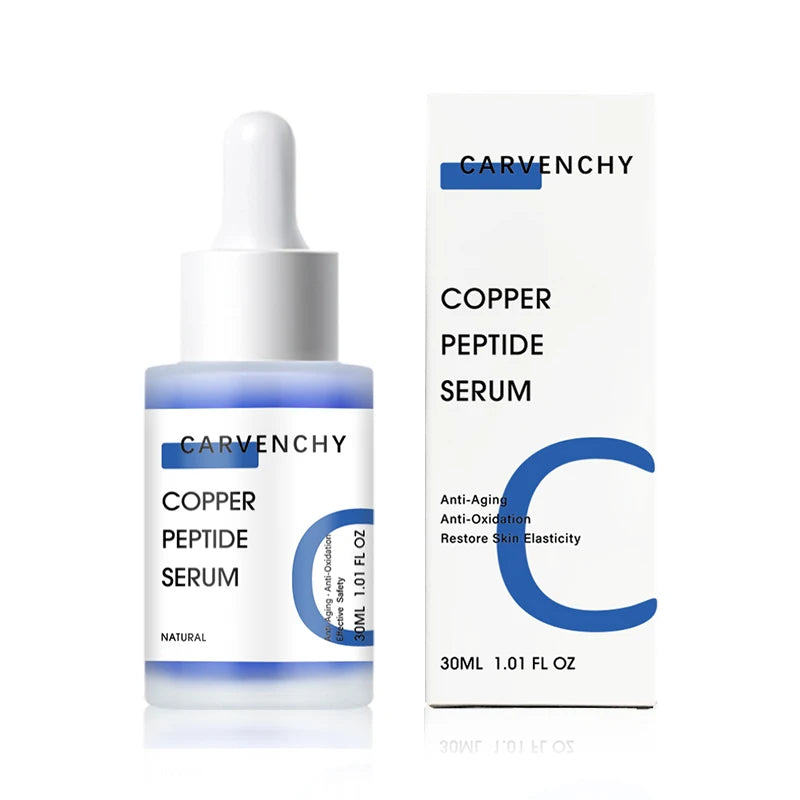 Smooth Skin Firming Anti-Aging Reduces Wrinkles Blue Copper Peptide Serum Liquid Face