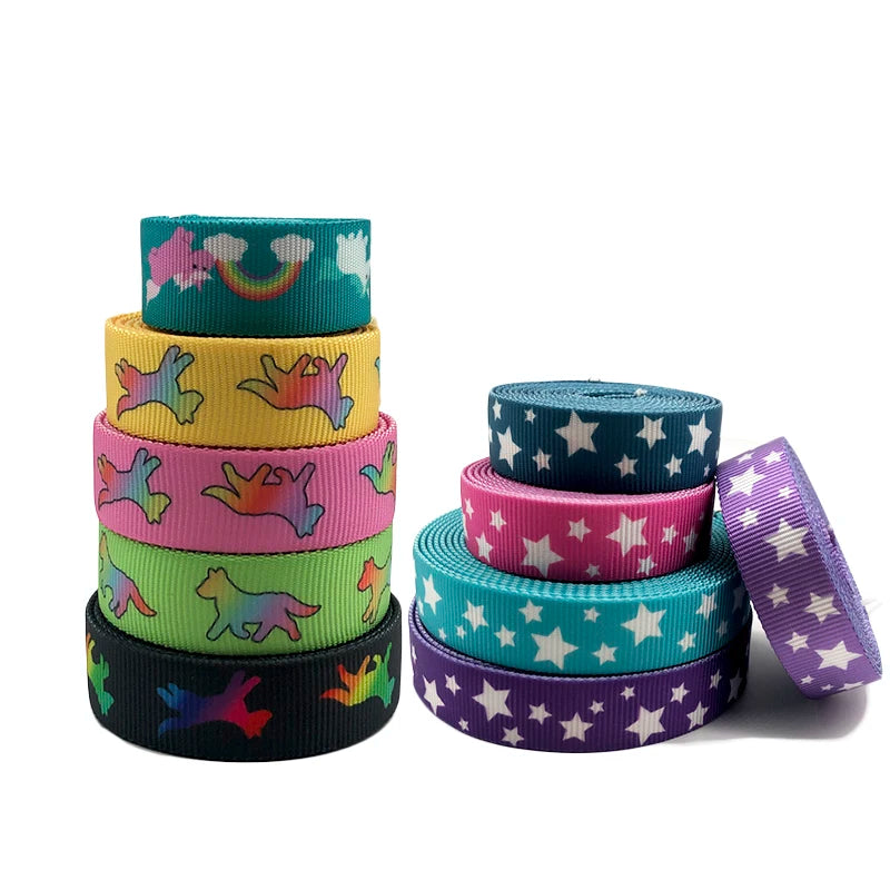 Custom 20mm 1inch 25mm Tubular Heat Transfer Printed Polyester Webbing for Bag Strap