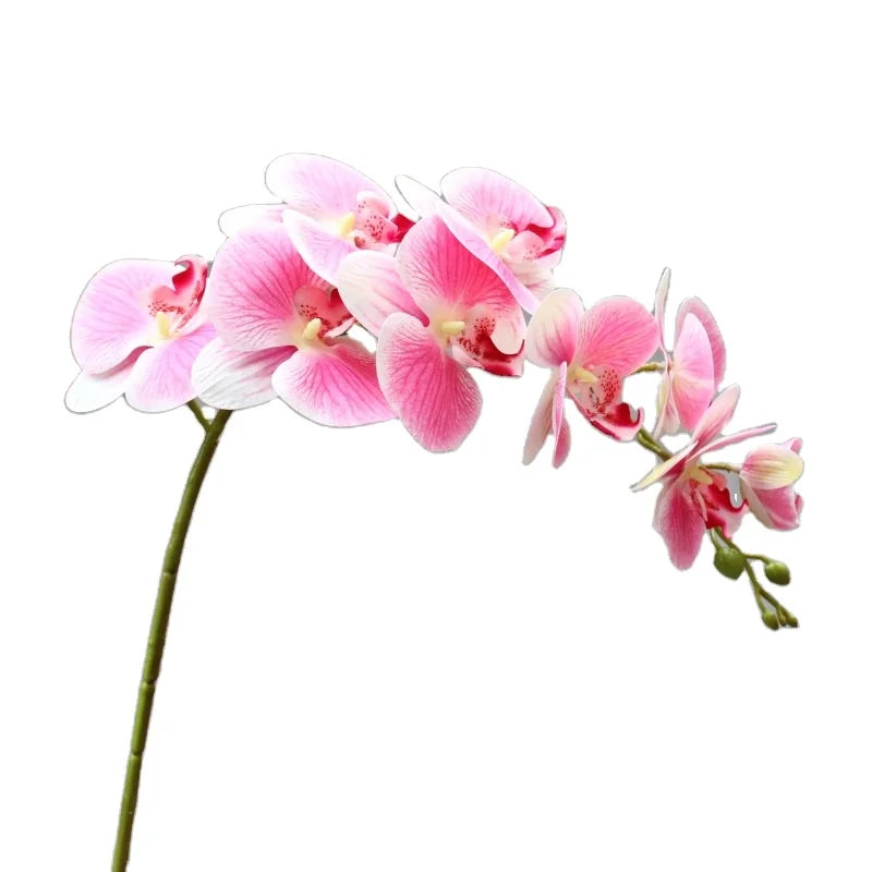2024 Hot Sale Faux Orchids Flower for Wedding Centerpieces Artificial Silk Real Touch Butterfly Orchid Moth