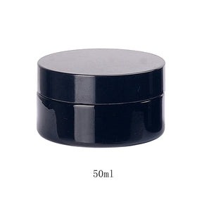 Ultraviolet protection Violet Glass Jar 50g Black Glass Jar Empty Cosmetic Container 50 ml Wide Mouth Glass Jars Bakelite Cap