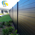Customizable Aluminum Privacy Fence Panels Modern Horizontal Slat Design Durable Outdoor Garden & Yard Fencing