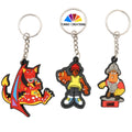 All Type of Anime Key Chains Wholesale Personalized Custom 3D Soft PVC Rubber Keychains for Promotion Gifs