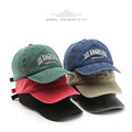 Wholesale Custom Logo Unstructured Washed Cotton Cowboy Hat Curved Brim Embroidery Design Party Headwear Baseball Caps