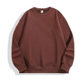 High Quality 500gsm Heavyweight Oversized Men's Sweatshirts Custom Long-Sleeved Crewneck Sweatshirt for Men