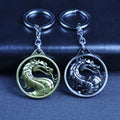 Mortal Kombat Real-life Fast Fight Magic Empire Fighting Game logo Key Chain Wholesale