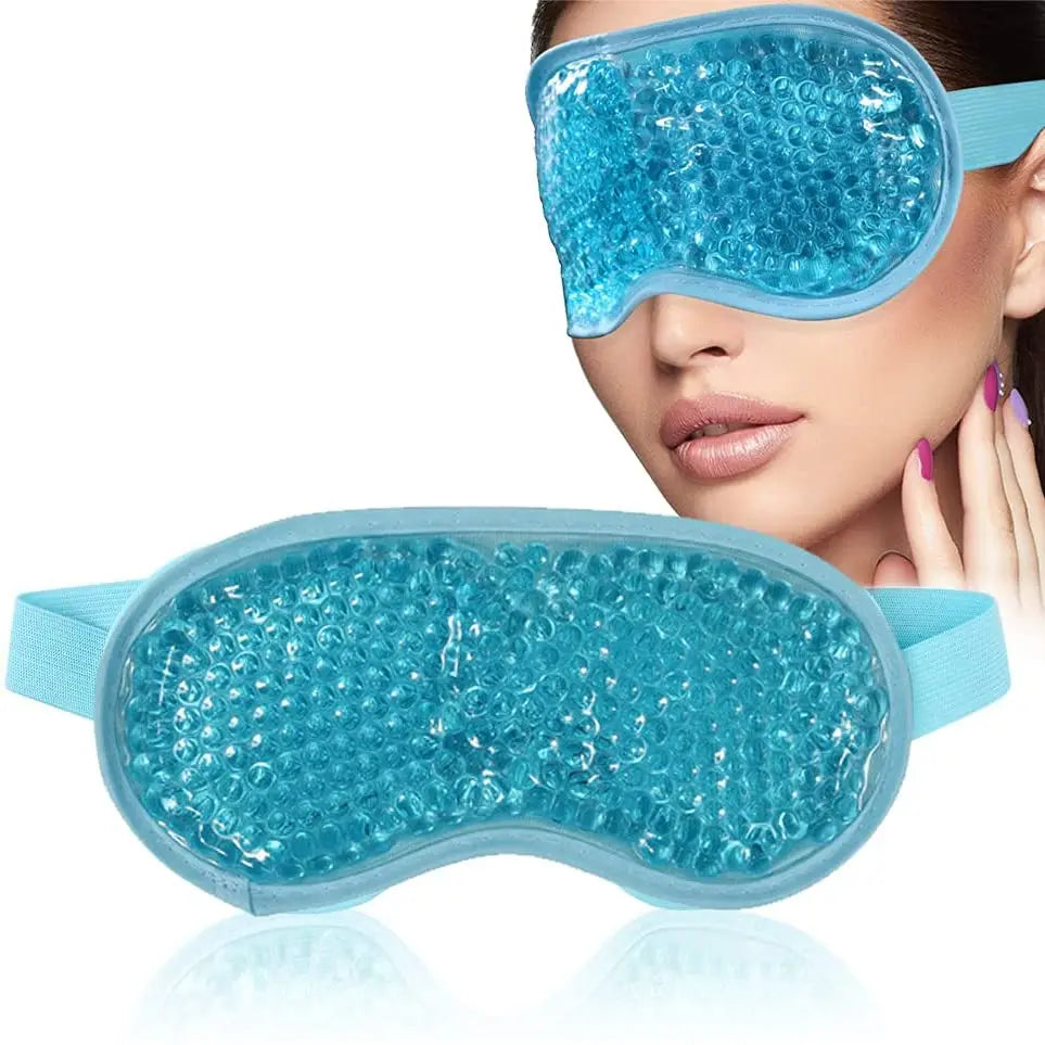 Custom Hot Sale Dry Eyes Hot Cold Compress Gel Beads Eye Mask