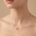 Tremendous Quality Minimalist Exquisite Jewelry 18K Rose Gold Real Natural Diamond Clavicle Chain Daily Wearing Pendant Necklace